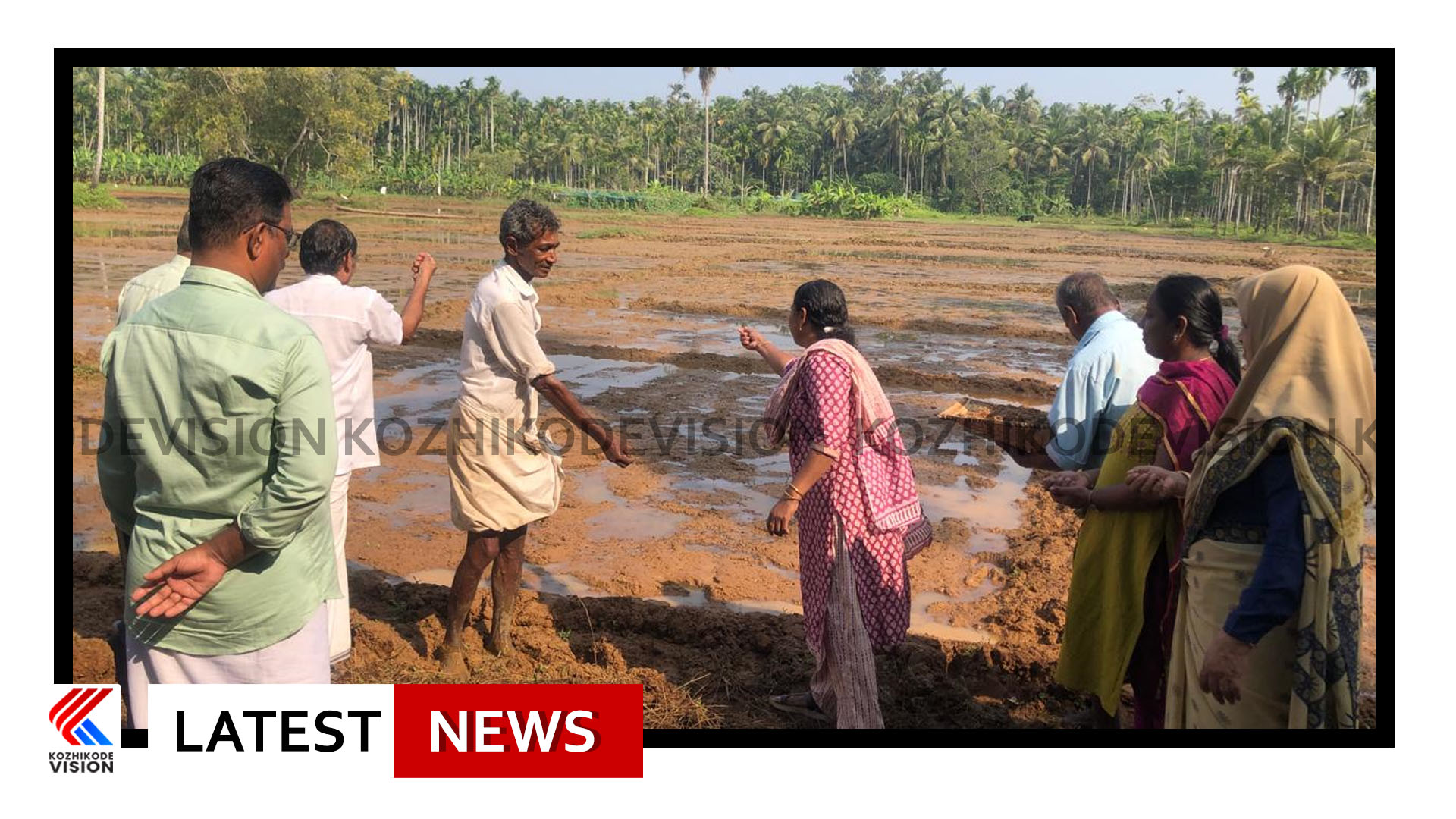 മികച്ച കര്‍ഷകനായ പടിഞ്ഞാറേയില്‍ അബൂബക്കറിന്റെ നേതൃത്വത്തില്‍ കോട്ടോല്‍ താഴം പാഠശേഖരത്ത് നെല്‍വിത്തിറക്കി
